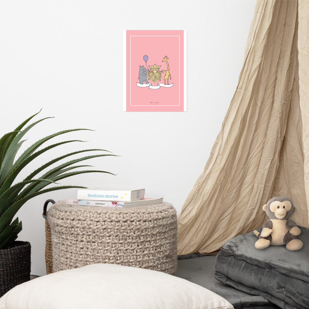 Nursery Prints - Pink